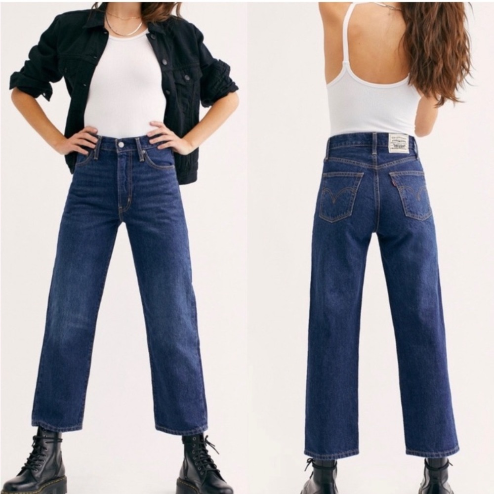NWT Levi’s Wellthread Ribcage Straight Ankle Jeans Womens 27 (fit like a 26)